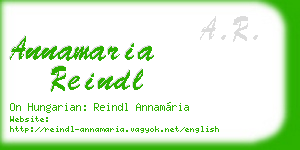 annamaria reindl business card